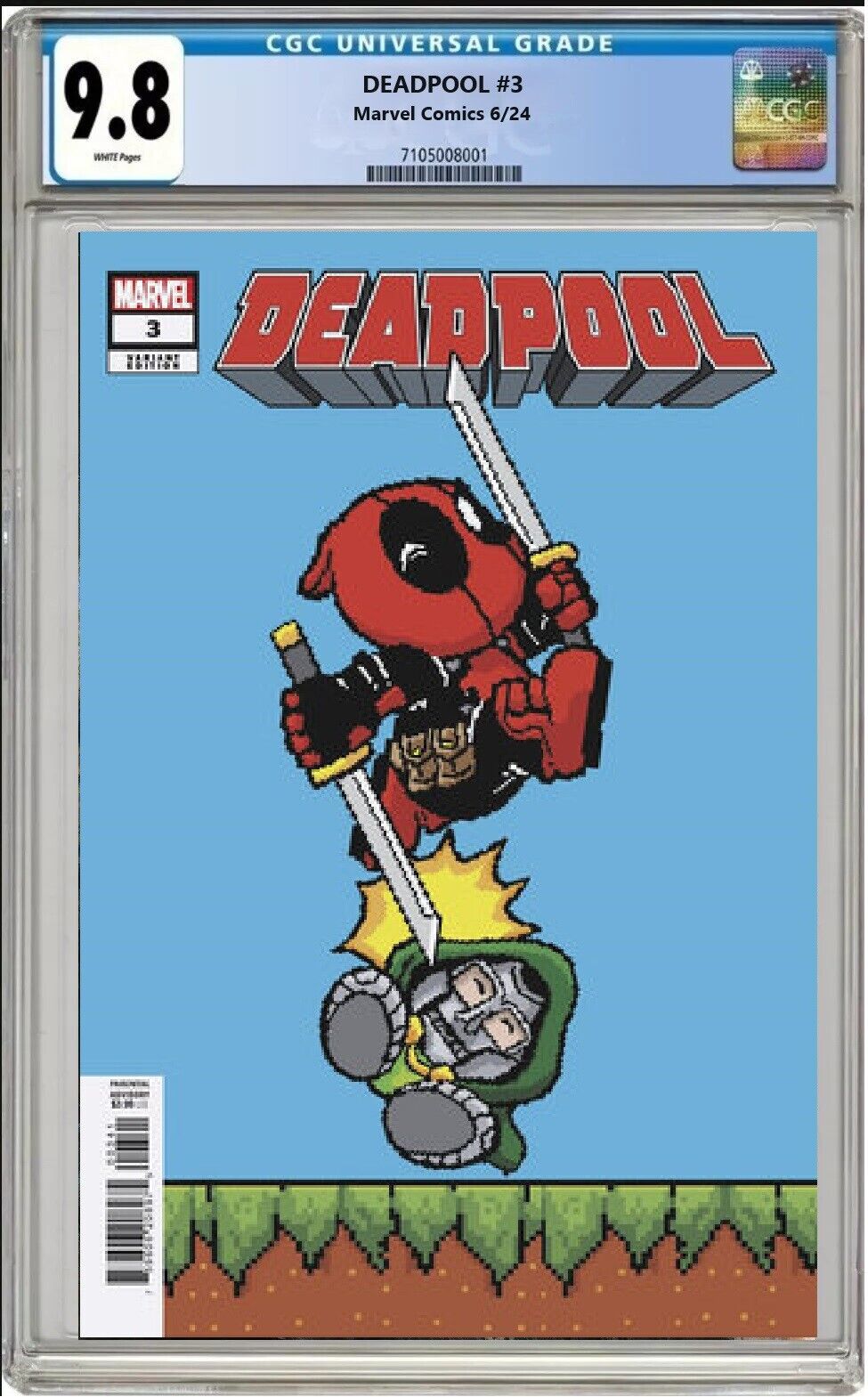 DEADPOOL #3 MARVEL MATTHEW WAITE VARIANT 2024 CGC 9.8 NM/MT PRESALE