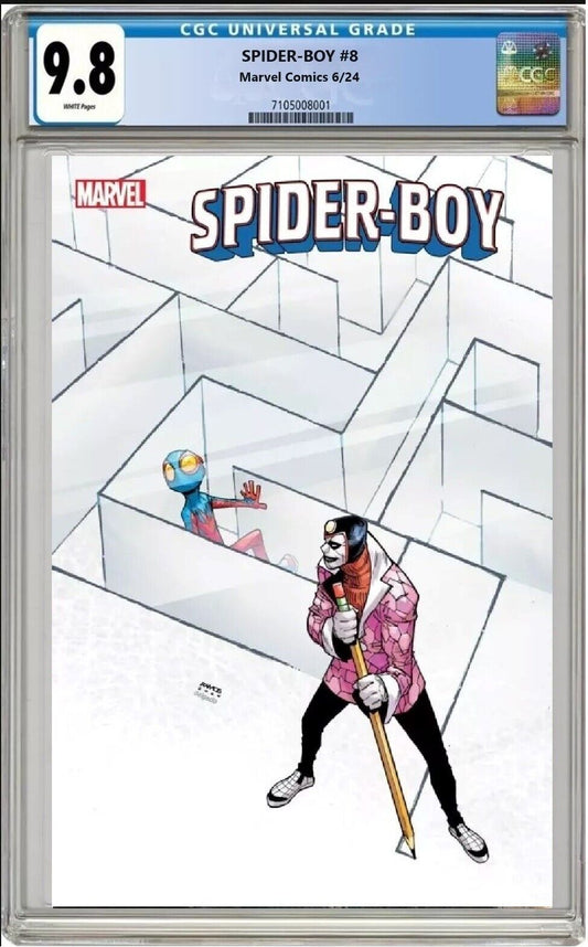 SPIDER-BOY #8 MARVEL CVR A HUMBERTO RAMOS 2024 CGC 9.8 NM/MT PRESALE