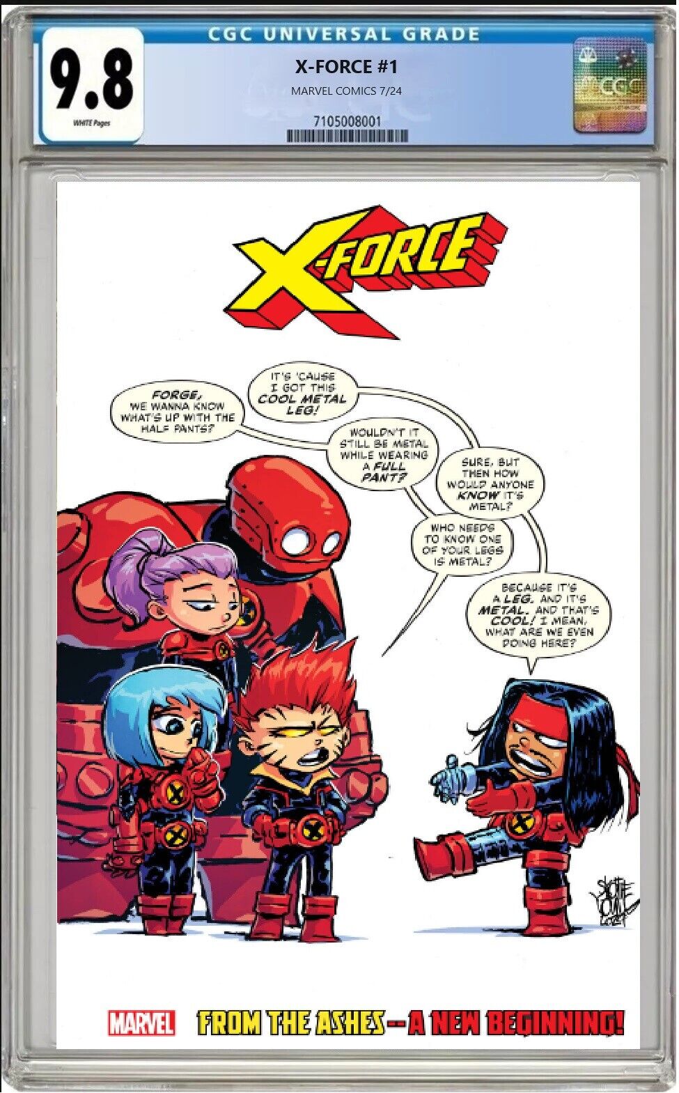 X-FORCE #1 MARVEL 2024 SKOTTIE YOUNG VARIANT CGC 9.8 NM/MT PRESALE