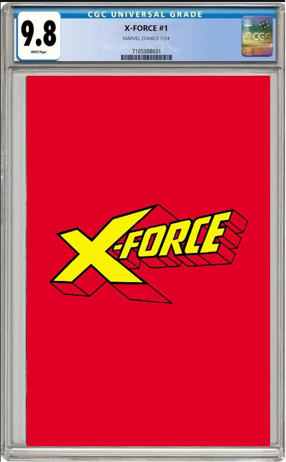 X-FORCE #1 MARVEL 2024 LOGO VARIANT CGC 9.8 NM/MT PRESALE