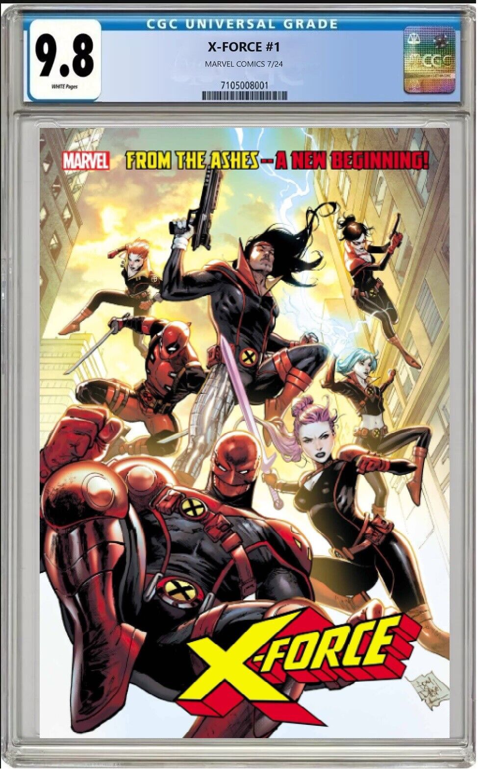 X-FORCE #1 MARVEL 2024 TONY DANIEL VARIANT CGC 9.8 NM/MT PRESALE