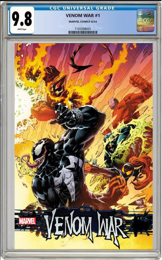 VENOM WAR #1 MARVEL 2024 PHILIP TAN #TEAMDYLAN VARIANT CGC 9.8 NM/MT PRESALE