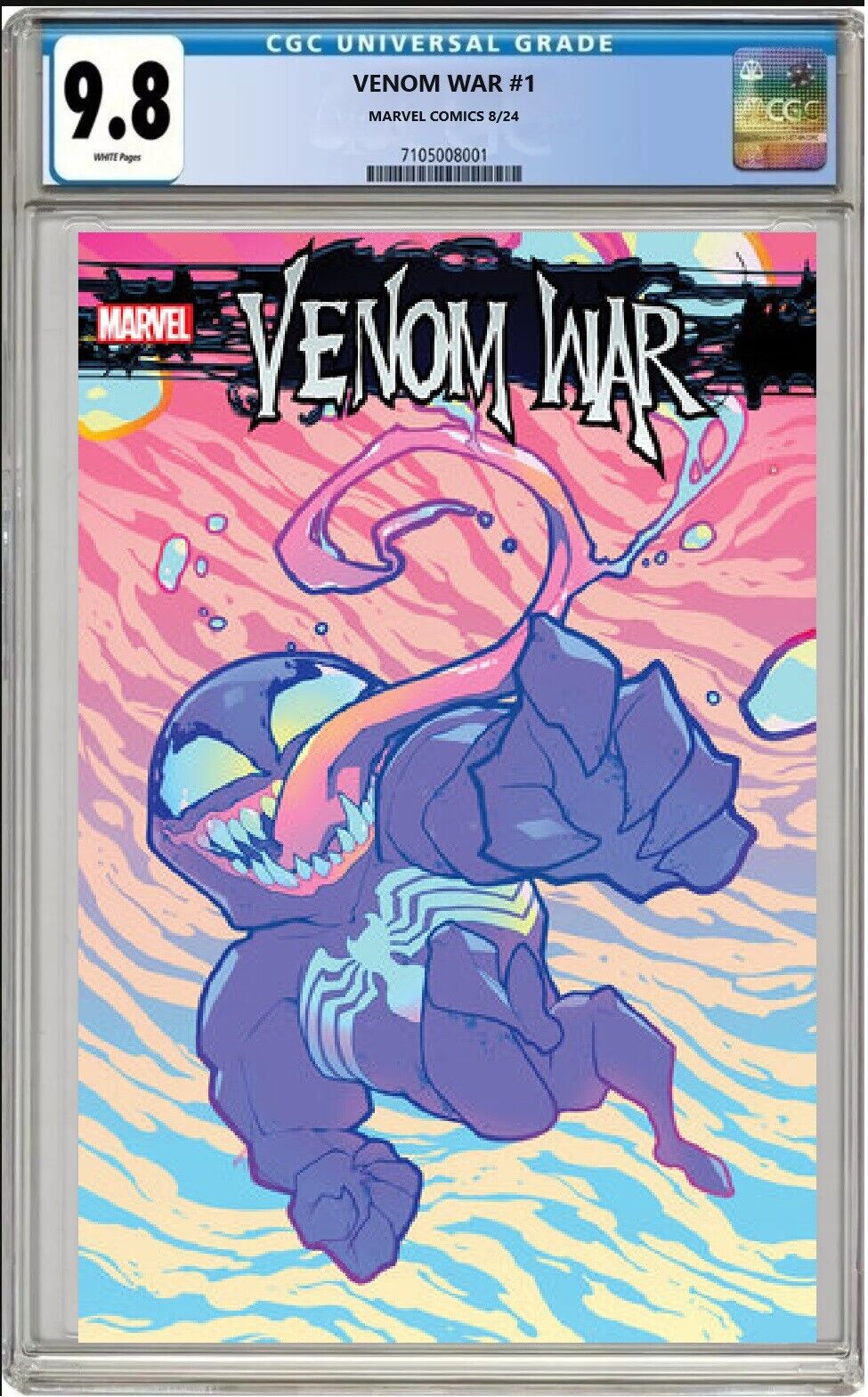 VENOM WAR #1 MARVEL 2024 ROSE BESCH VARIANT CGC 9.8 NM/MT PRESALE