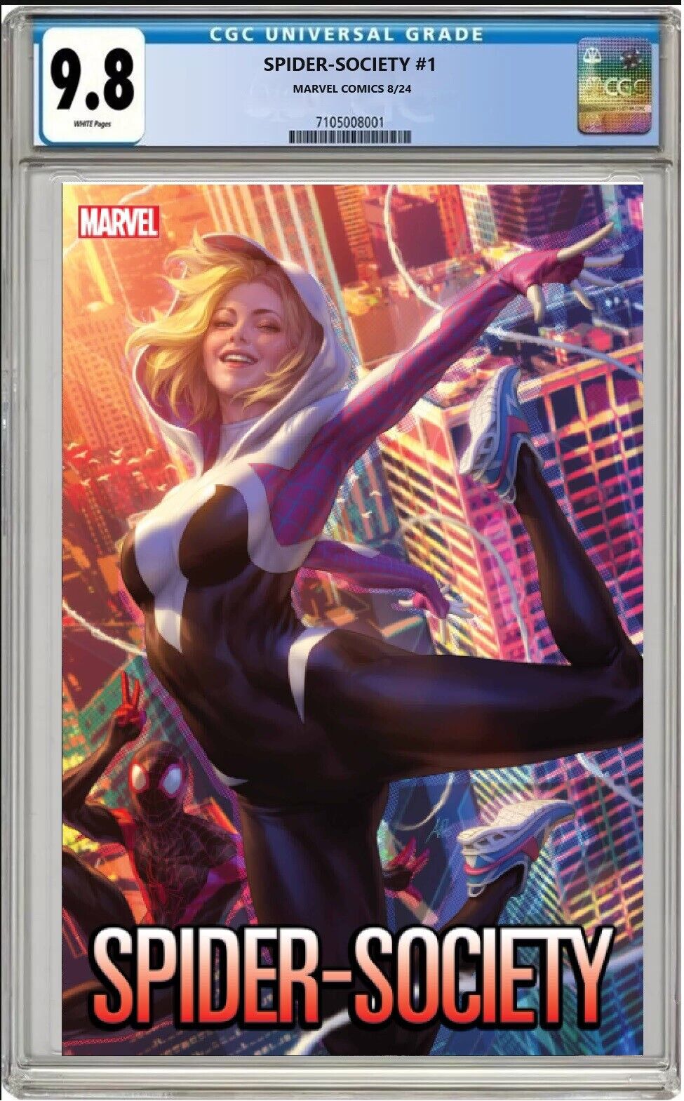 SPIDER-SOCIETY #1 MARVEL 2024 ARTGERM VARIANT CGC 9.8 NM/MT PRESALE