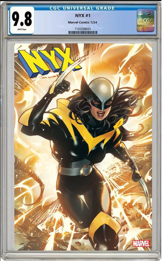 NYX #1 MARVEL 2024 PABLO VILLALOBOS VARIANT CGC 9.8 NM/MT PRESALE