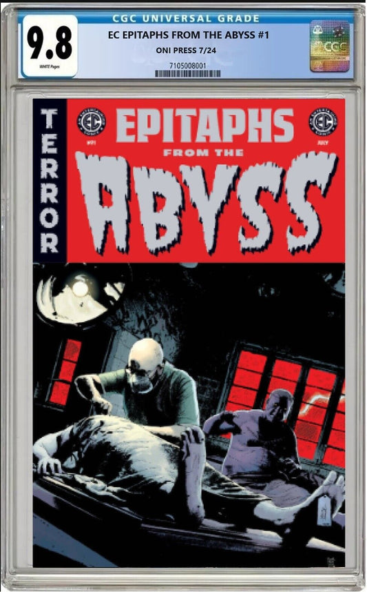 EC EPITAPHS FROM THE ABYSS #1 ONI PRESS SORRENTINO FOIL VARIANT CGC 9.8 PRESALE