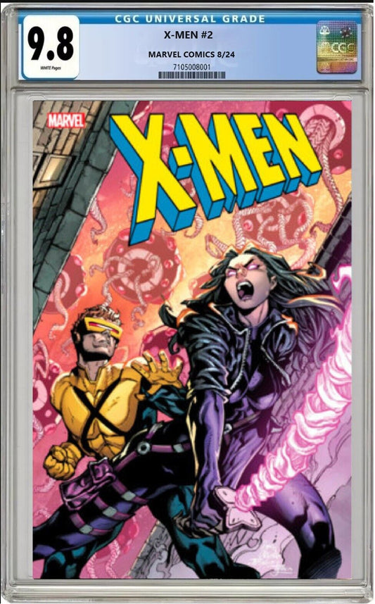 X-MEN #2 MARVEL 2024 CVR A RYAN STEGMAN MAIN COVER CGC 9.8 NM/MT PRESALE