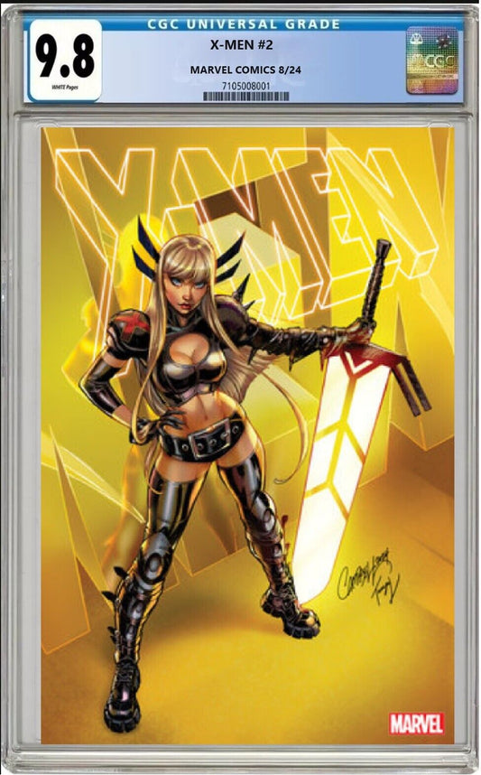 X-MEN #2 MARVEL 2024 J SCOTT CAMPBELL MAGIK VARIANT CGC 9.8 NM/MT PRESALE