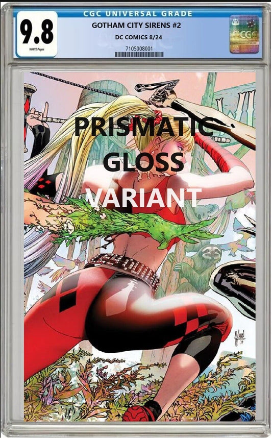 GOTHAM CITY SIRENS #2E DC MARCH CONNECTING PRISM GLOSS VARIANT CGC 9.8 PRESALE