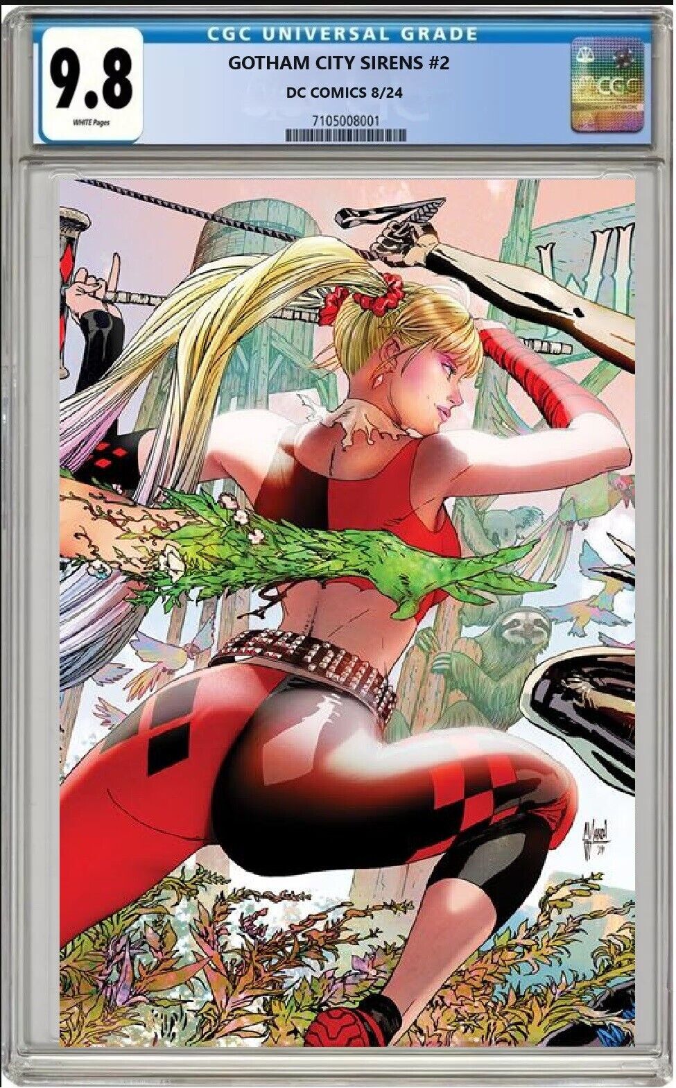 GOTHAM CITY SIRENS #2D DC 2024 GUILLEM MARCH CONNECTING VARIANT CGC 9.8 PRESALE