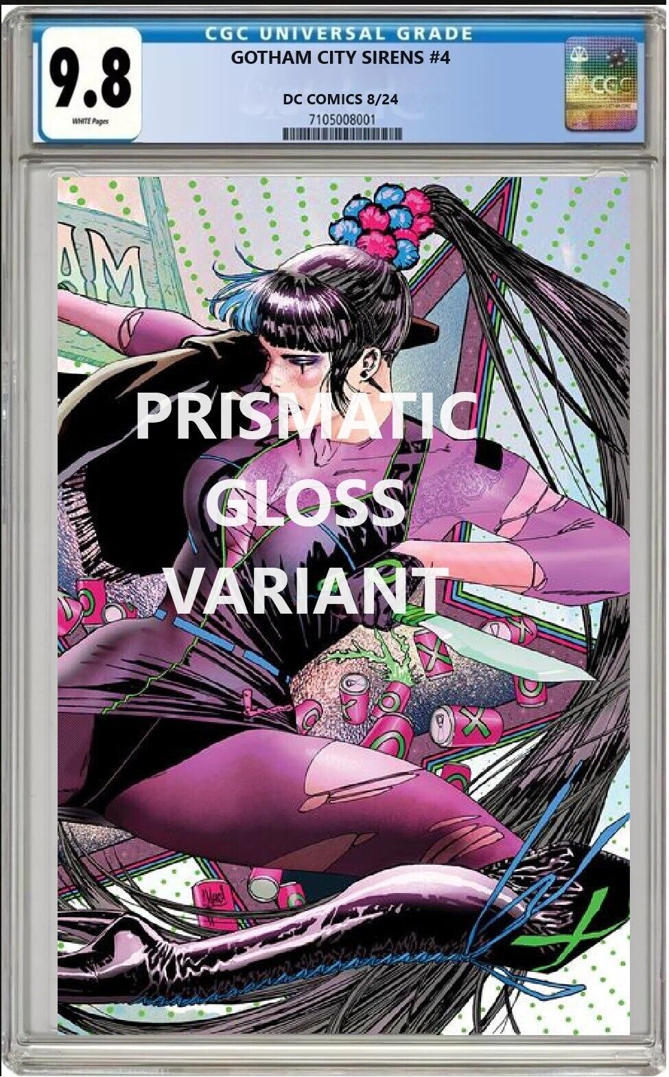 GOTHAM CITY SIRENS #4E DC MARCH CONNECTING PRISM GLOSS VARIANT CGC 9.8 PRESALE