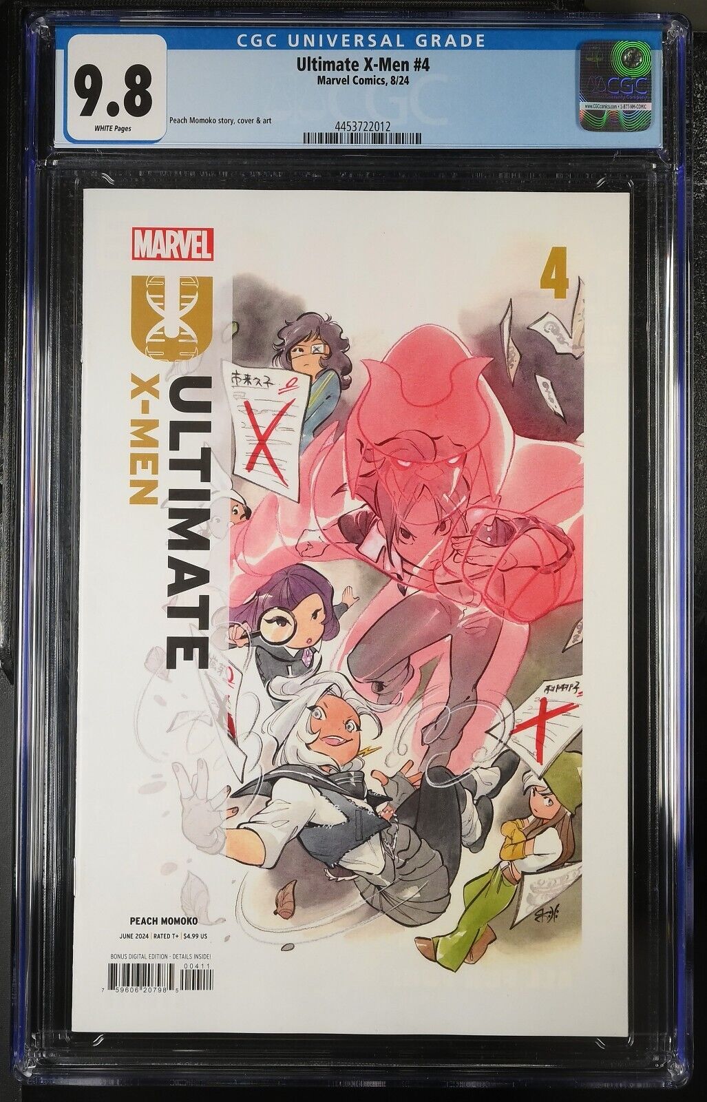 ULTIMATE X-MEN #4 MARVEL 2024 PEACH MOMOKO MAIN COVER CGC 9.8 CUSTOM LABEL KEY