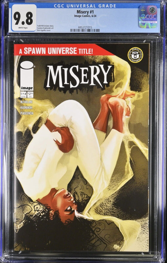 Misery #1 6/24 Image Comics CGC 9.8 NM/MT MCFARLANE AND AGUILLO