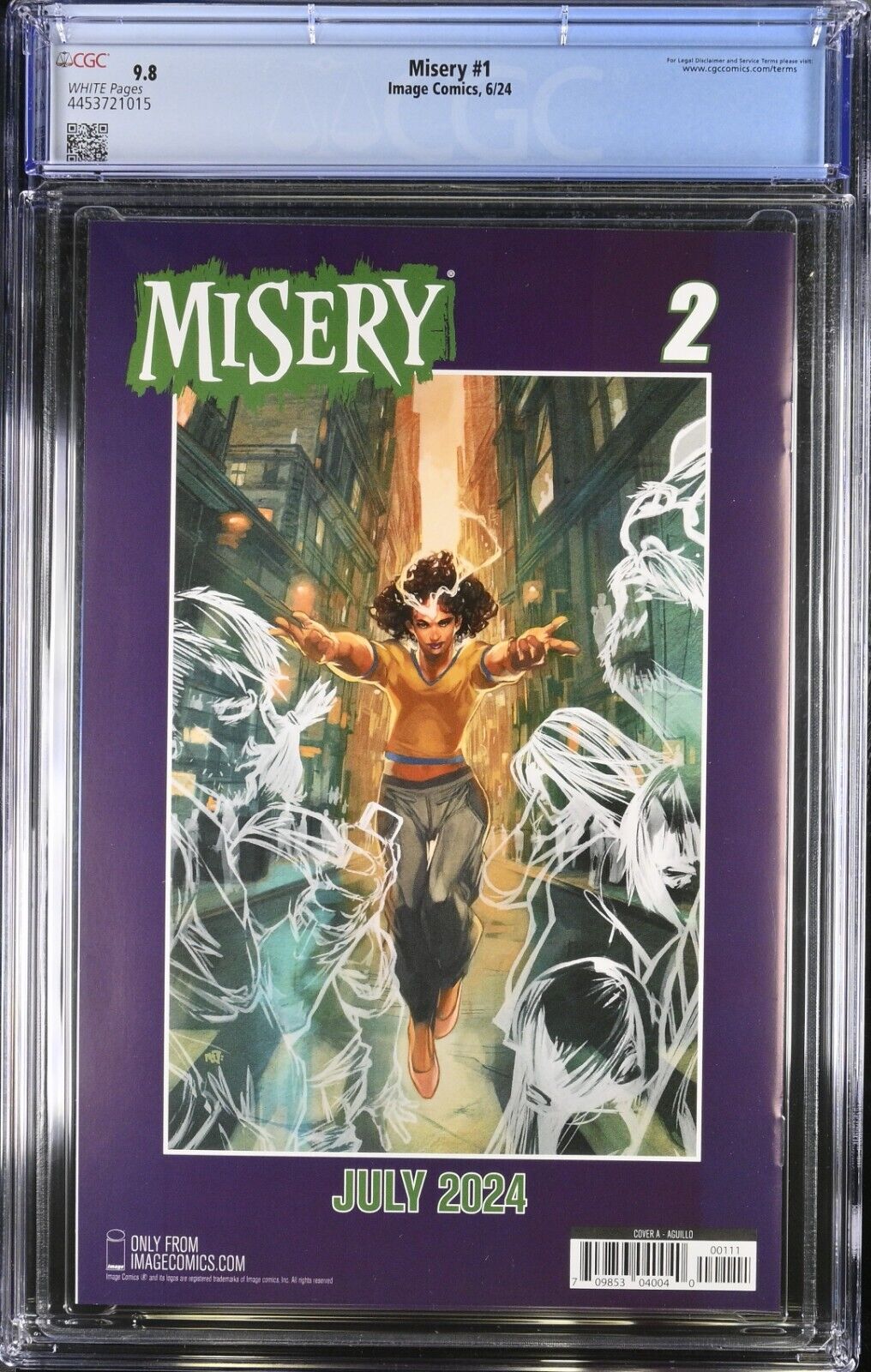 Misery #1 6/24 Image Comics CGC 9.8 NM/MT MCFARLANE AND AGUILLO