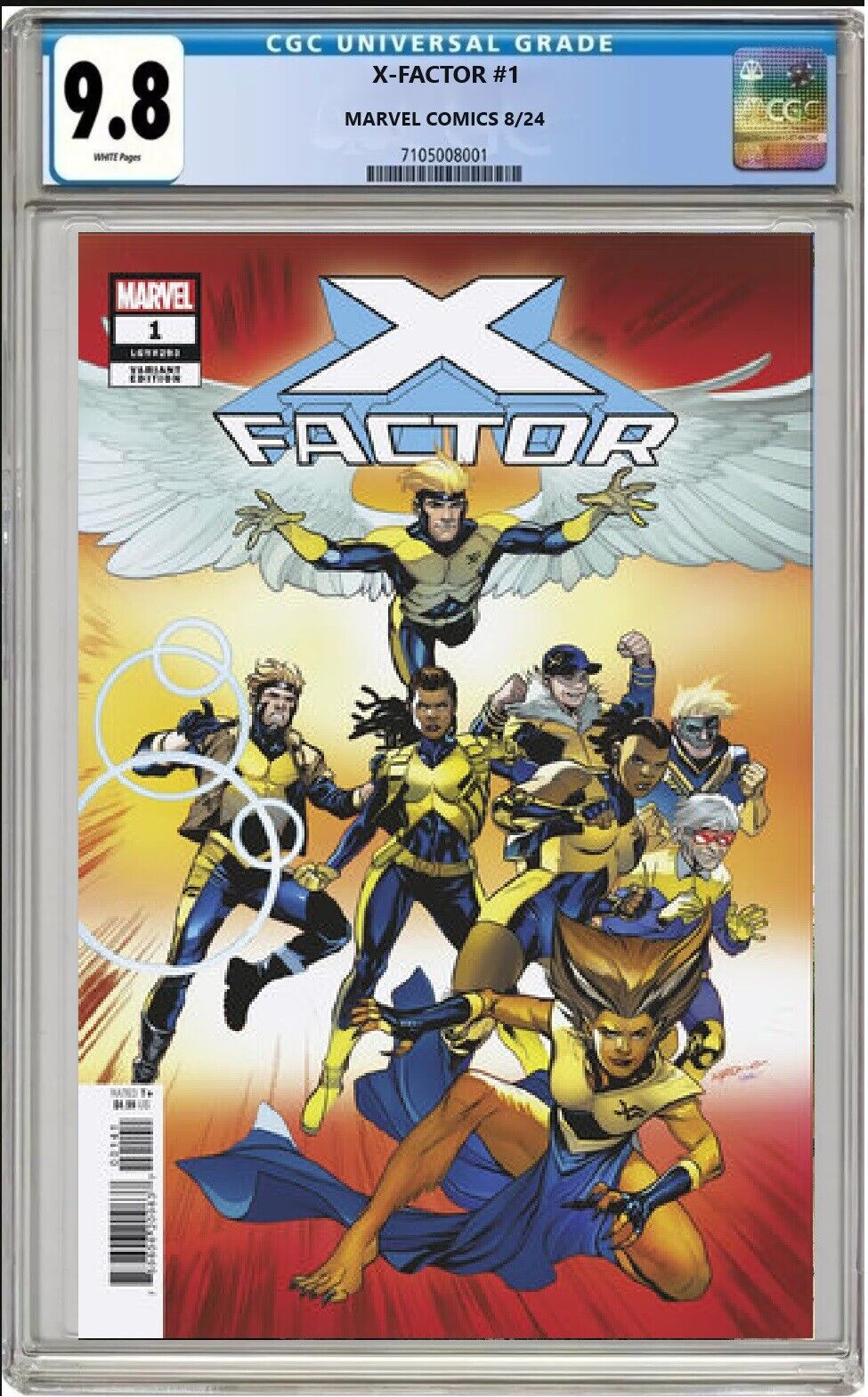 X-FACTOR #1 MARVEL EMANUELA LUPACCHINO VARIANT 2024 CGC 9.8 NM/MT PRESALE