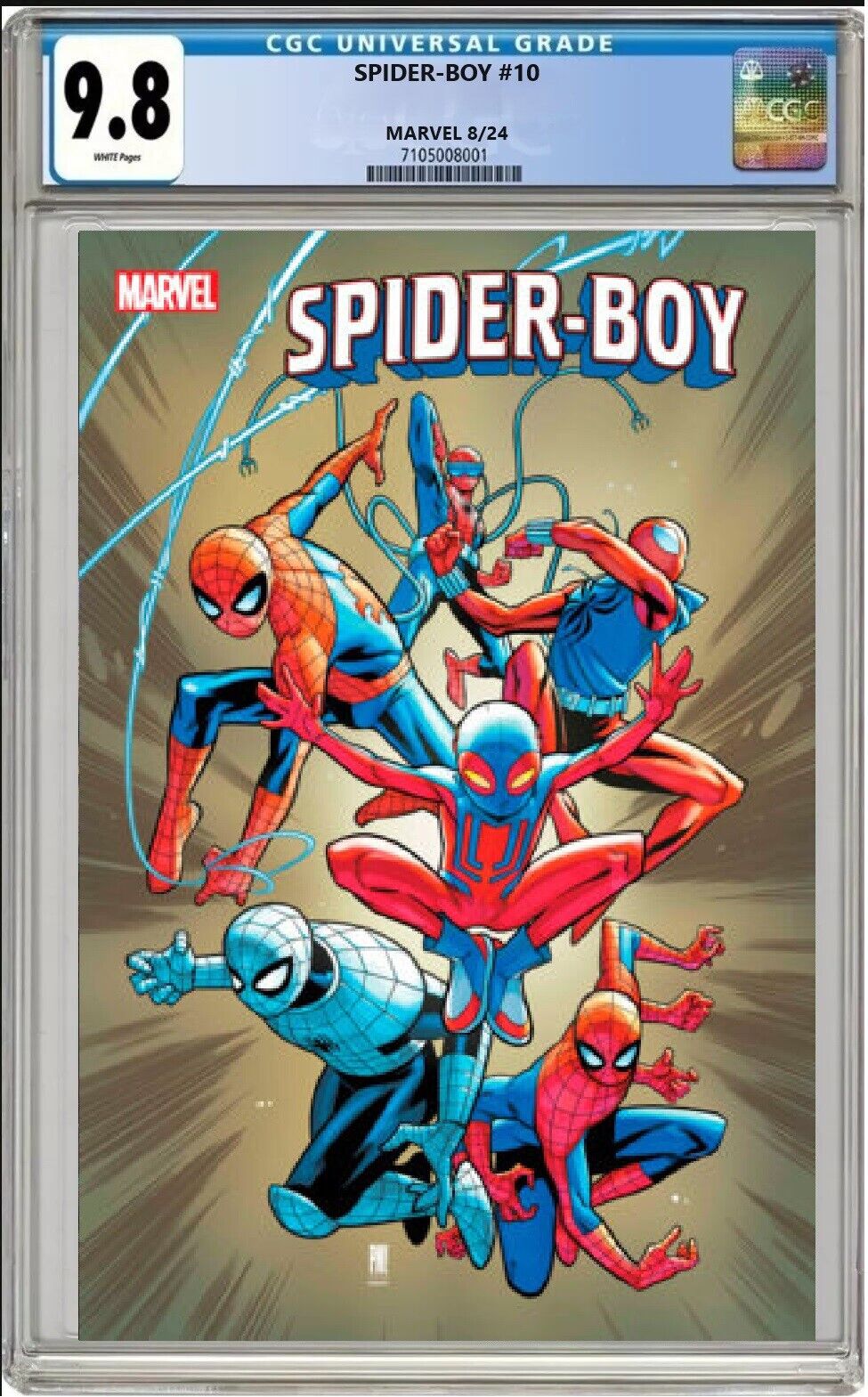 SPIDER-BOY #10 MARVEL 2024 MAIN COVER PACO MEDINA CGC 9.8 NM/MT PRESALE