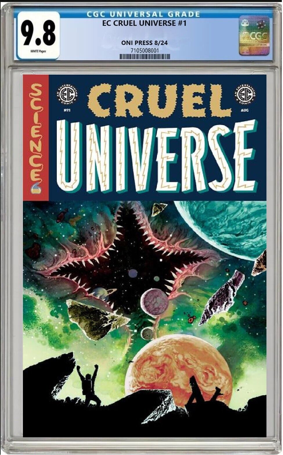 EC CRUEL UNIVERSE #1 ONI PRESS CVR D WILLIAMS III FOIL 2024 CGC 9.8 NM PRESAL