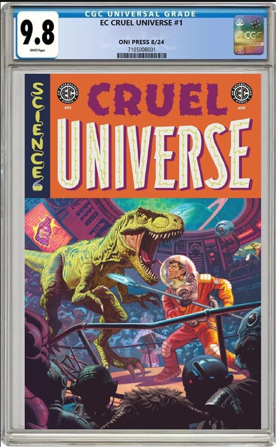 EC CRUEL UNIVERSE #1 ONI PRESS CVR A GREG SMALLWOOD 2024 CGC 9.8 NM PRESALE