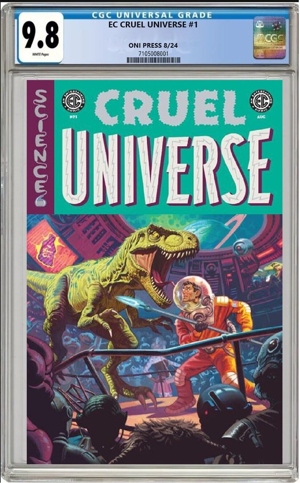 EC CRUEL UNIVERSE #1 ONI PRESS CVR C GREG SMALLWOOD FOIL 2024 CGC 9.8 NM PRESALE