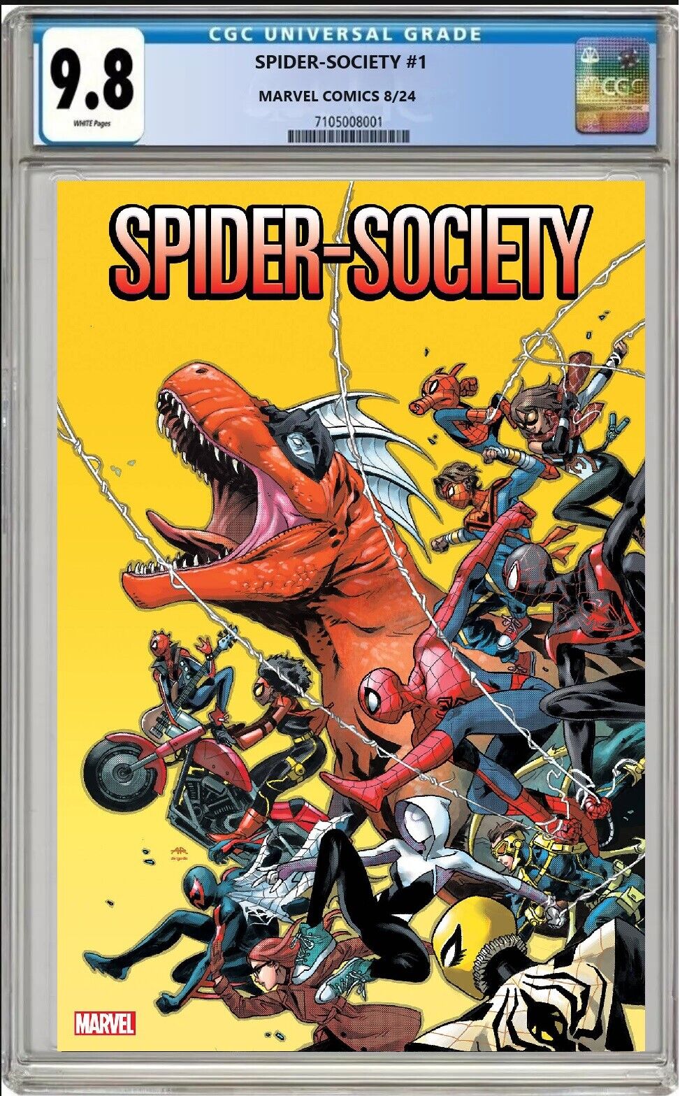 SPIDER-SOCIETY #1 MARVEL 2024 ANAND RAMCHERON VARIANT CGC 9.8 NM/MT PRESALE