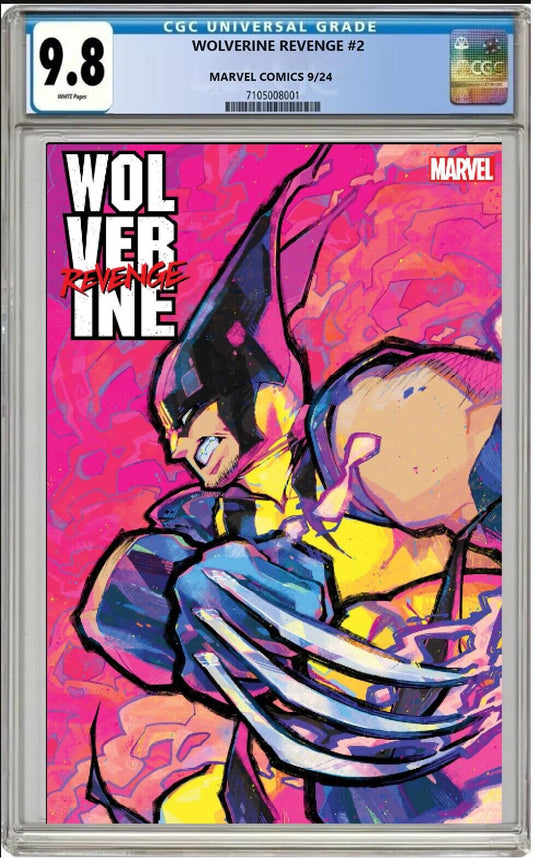 WOLVERINE REVENGE #2 MARVEL 2024 ROSE BESCH VARIANT CGC 9.8 NM/MT PRESALE