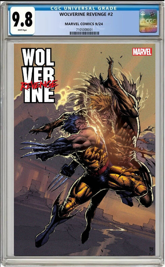 WOLVERINE REVENGE #2 MARVEL 2024 STEPHEN PLATT VARIANT CGC 9.8 NM/MT PRESALE