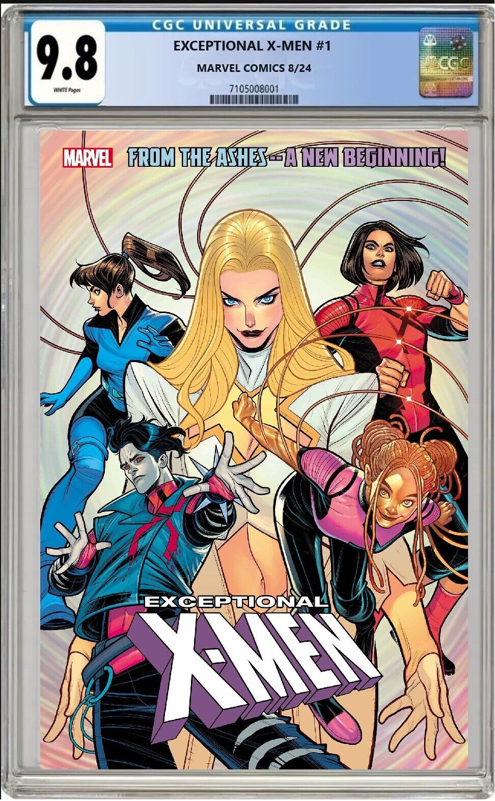 EXCEPTIONAL X-MEN #1 MARVEL ELIZABETH TORQUE VARIANT 2024 CGC 9.8 NM/MT PRESALE