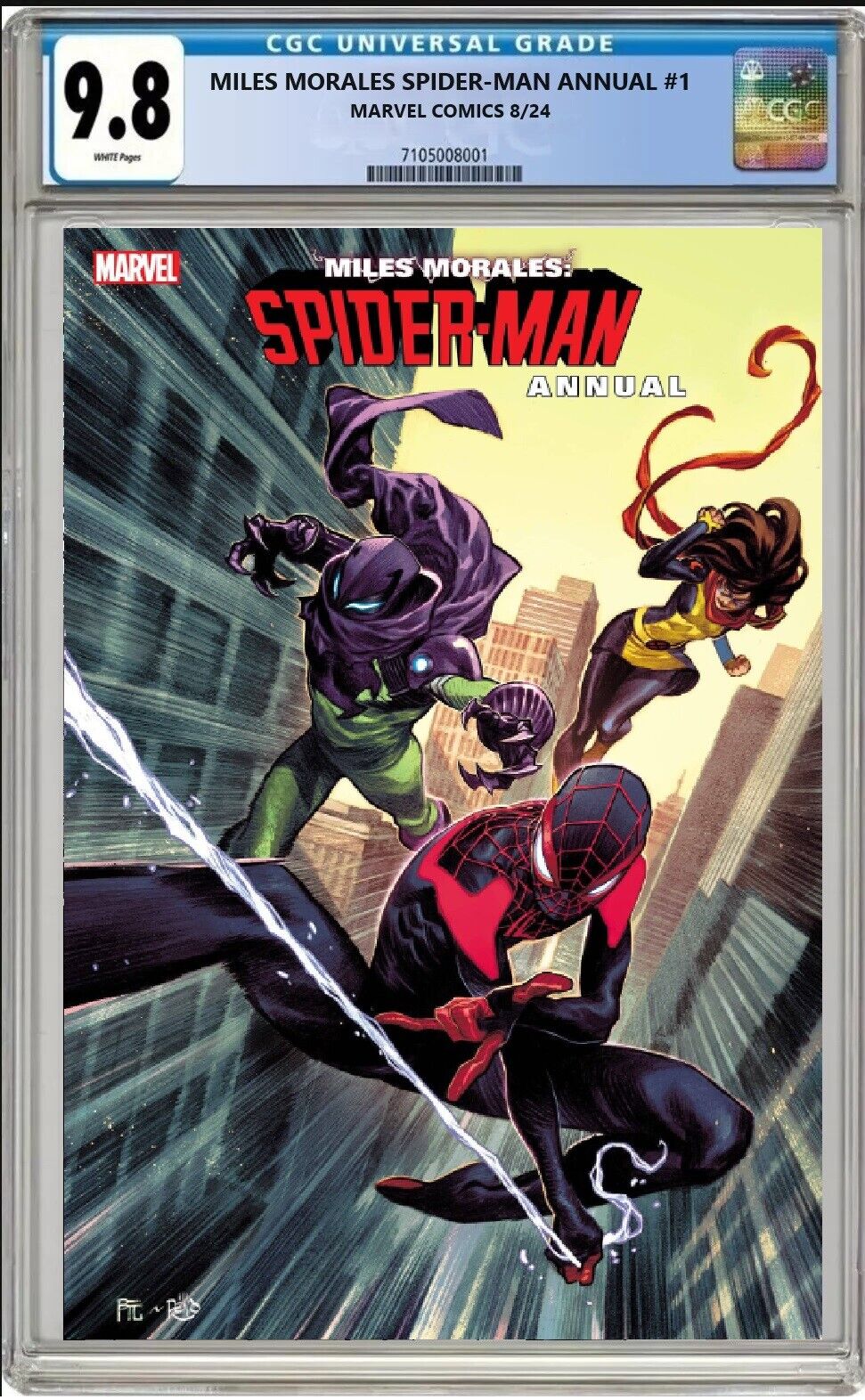 MILES MORALES SPIDER-MAN ANNUAL #1 MARVEL 2024 DIKE RUAN VARIANT CGC 9.8 PRESALE