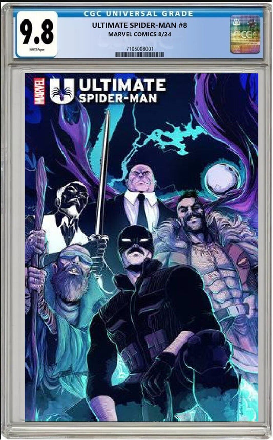 ULTIMATE SPIDER-MAN #8 MARVEL 2024 LUCIANO VECCHIO VARIANT CGC 9.8 NM/MT PRESALE