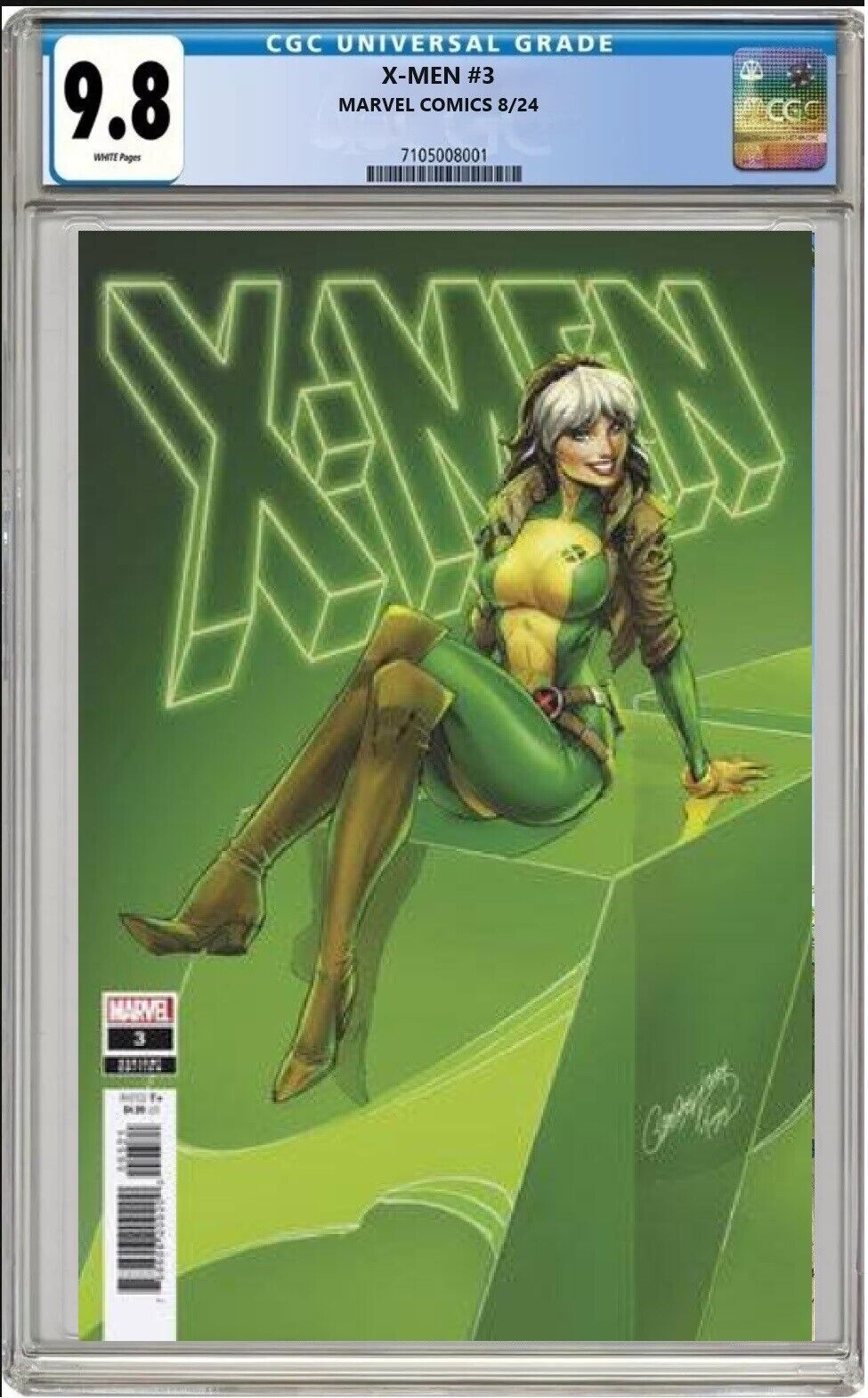 X-MEN #3 MARVEL 2024 J SCOTT CAMPBELL VARIANT CGC 9.8 NM/MT PRESALE