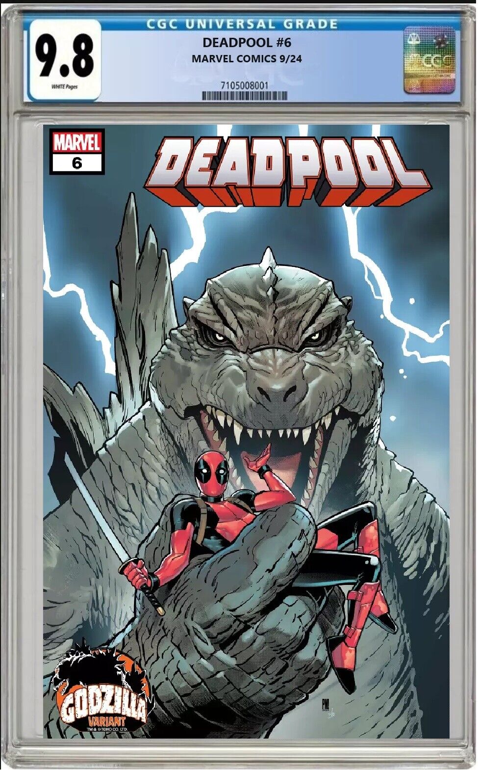 DEADPOOL #6 MARVEL 2024 PACO MEDINA VARIANT CGC 9.8 PRESALE