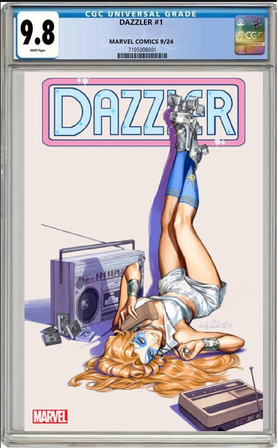 DAZZLER #1 MARVEL 2024 ASHLEY WITTER VARIANT CGC 9.8 NM/MT PRESALE