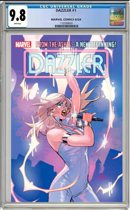 DAZZLER #1 MARVEL 2024 TERRY DODSON MAIN COVER CGC 9.8 NM/MT PRESALE