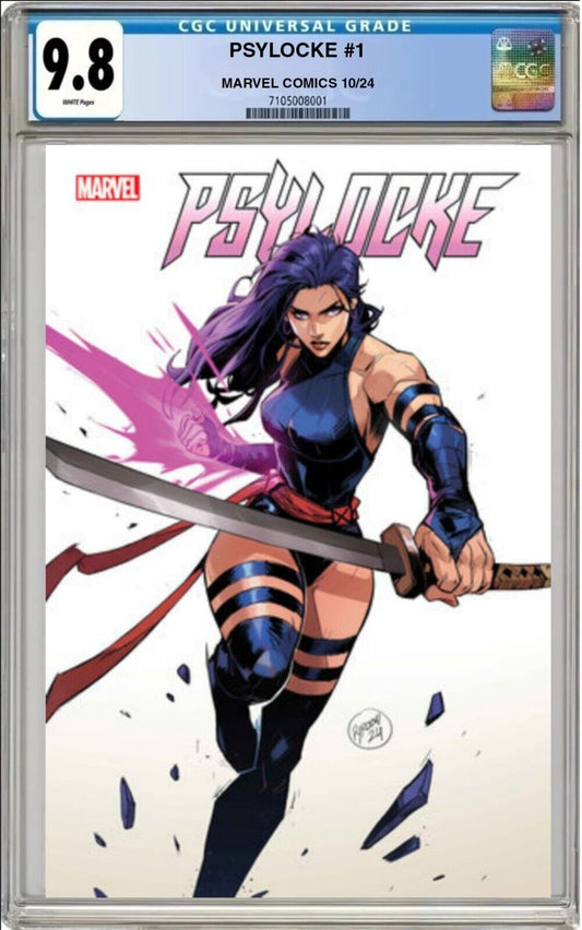 PSYLOCKE #1 MARVEL 2024 HICHAM HABCHI VARIANT CGC 9.8 NM/MT PRESALE