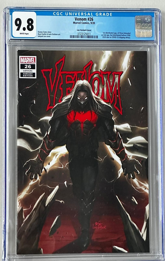 Venom #26 MARVEL COMICS 2020 InHyuck Lee Variant - 1s App. Virus CGC 9.8 NM/MT