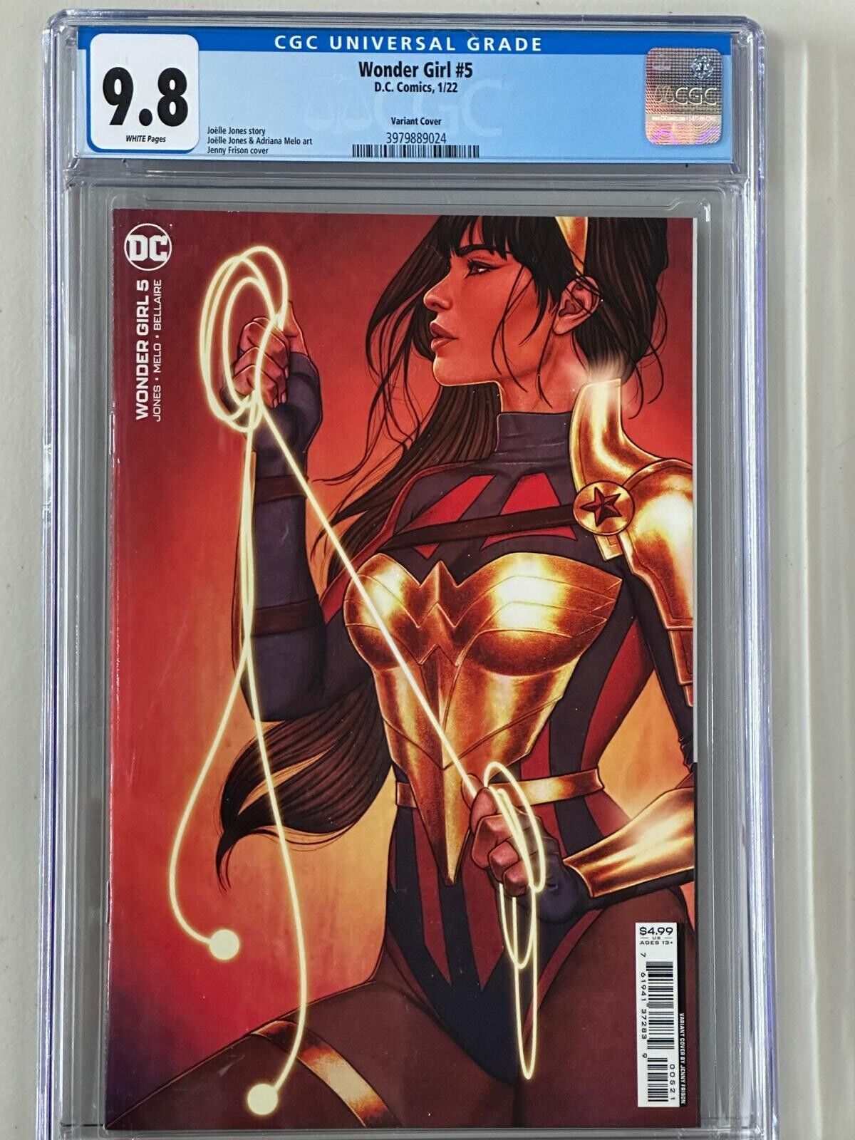 Wonder Girl #5 (DC 2022) Jöelle Jones Jenny Frison Variant CGC 9.8