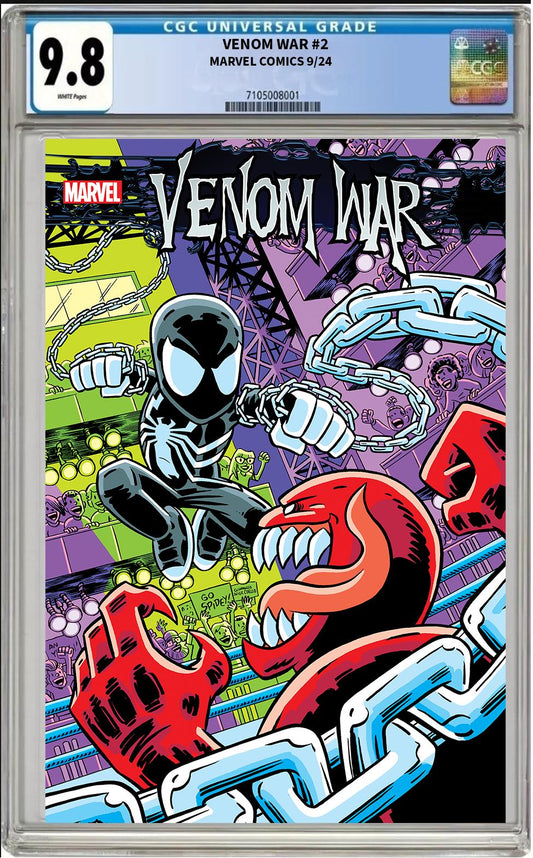 VENOM WAR #2 MARVEL 2024 CHRIS GIARRUSSO VARIANT CGC 9.8 NM/MT PRESALE