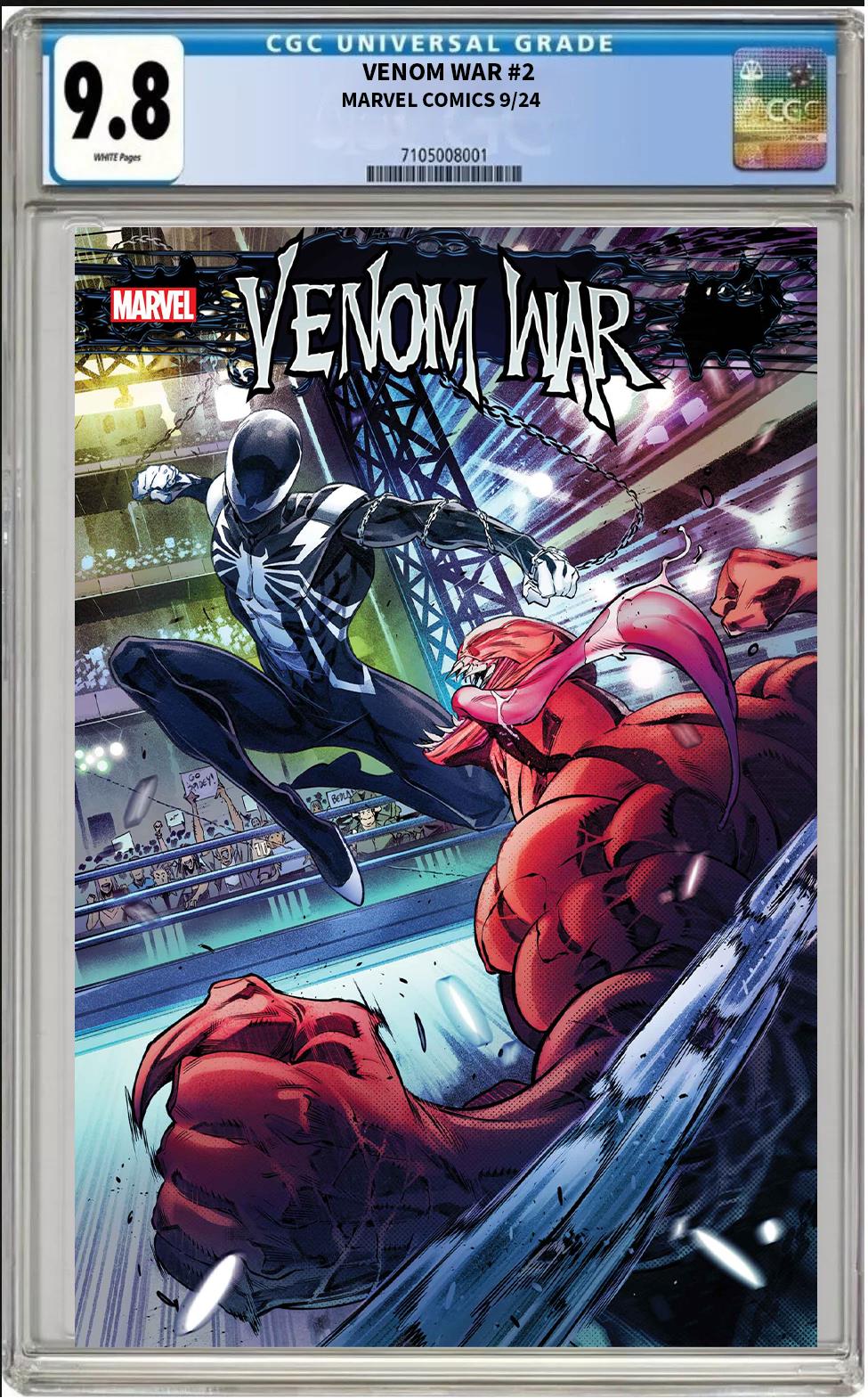 VENOM WAR #2 MARVEL 2024 CARLOS NIETO MAIN COVER CGC 9.8 NM/MT SHIPS NOW!