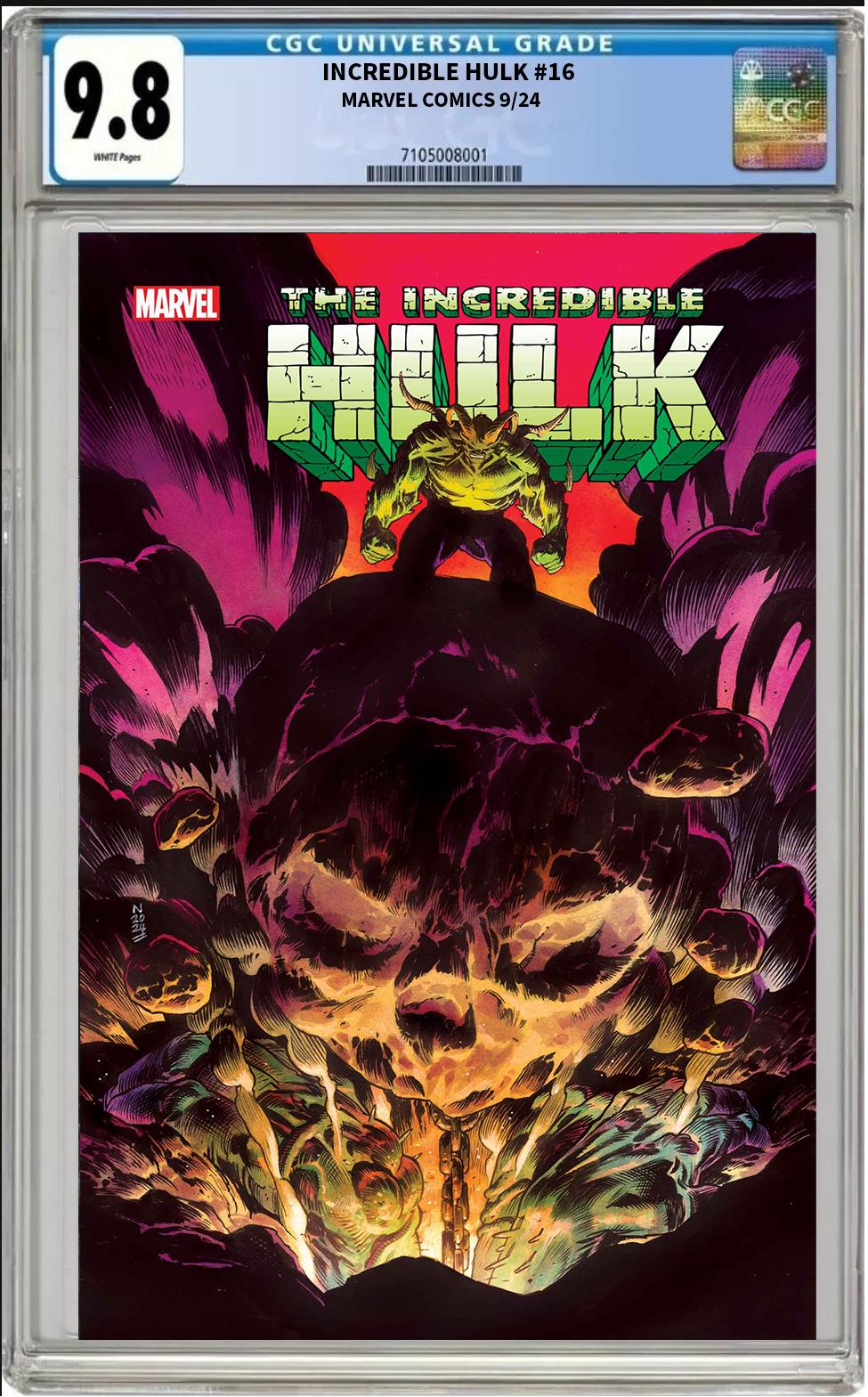 INCREDIBLE HULK #16 MARVEL 2024 MAIN COVER NIC KLEIN CGC 9.8 NM/MT PRESALE