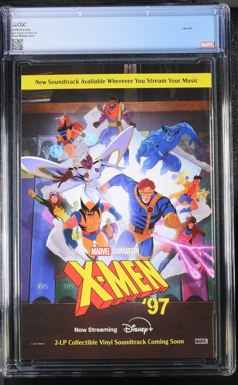 X-MEN #1 MARVEL 2024 PEACH MOMOKO VARIANT CGC 9.8 NM/MT X-MEN '97 CUSTOM LABEL