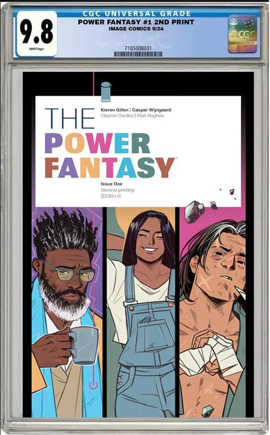 THE POWER FANTASY #1 IMAGE 2ND PRINT CVR A WIJNGAARD 2024 CGC 9.8 NM PRESALE