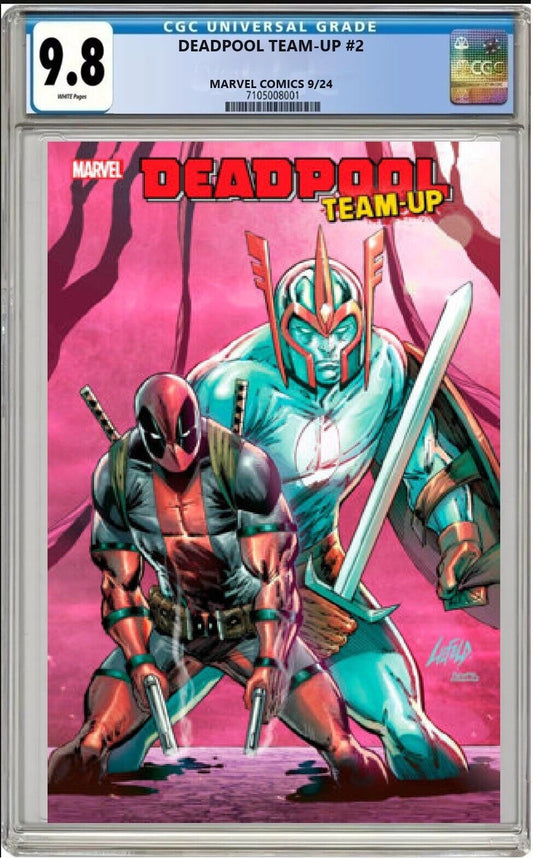 DEADPOOL TEAM-UP #2 MARVEL 2024 ROB LIEFELD VARIANT CGC 9.8 NM PRESALE