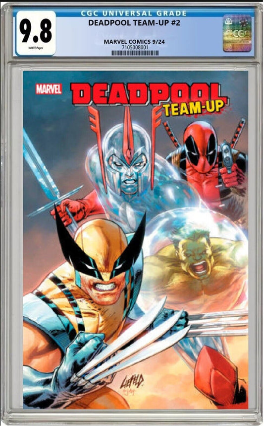 DEADPOOL TEAM-UP #2 MARVEL 2024 ROB LIEFELD MAIN COVER CGC 9.8 NM PRESALE