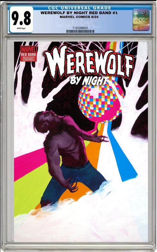 WEREWOLF BY NIGHT RED BAND 1 MARVEL WILSON DISCO DAZZLER VARIANT CGC 9.8 PRESALE