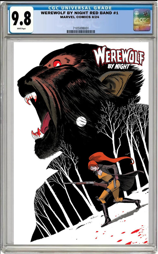 WEREWOLF BY NIGHT RED BAND #1 MARVEL 2024 MARTIN FOIL VARIANT CGC 9.8 NM PRESALE