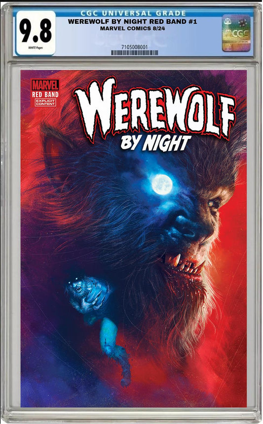 WEREWOLF BY NIGHT RED BAND #1 MARVEL 2024 RAHZZAH VARIANT CGC 9.8 NM/MT PRESALE