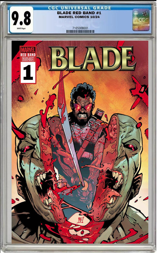 BLADE RED BAND #1 MARVEL 2024 C.F. VILLA MAIN COVER CGC 9.8 NM/MT PRESALE