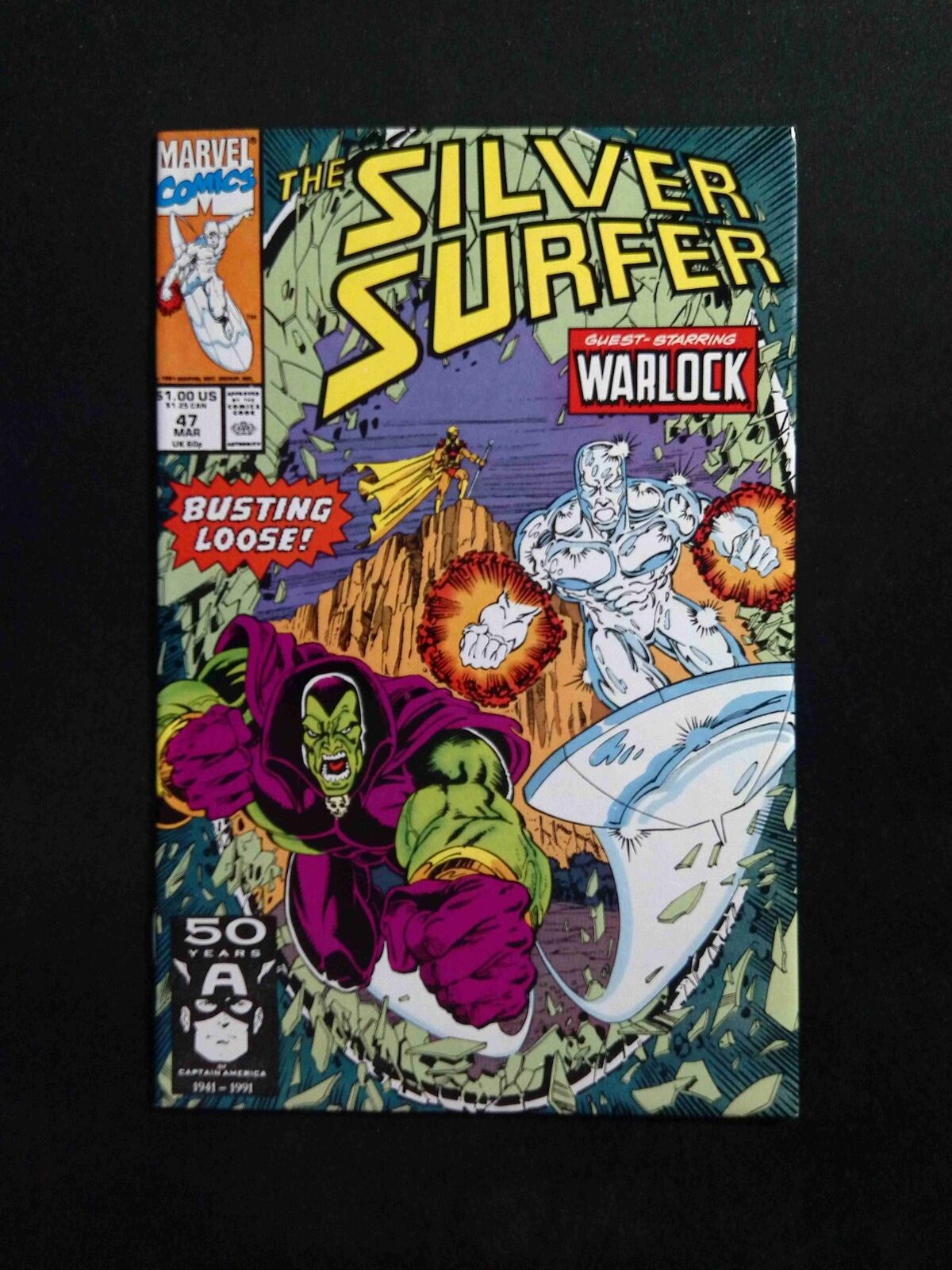 Silver Surfer #47 (2ND SERIES) MARVEL Comics 1991 FN/VF