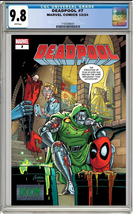 DEADPOOL #7 MARVEL AMANDA CONNER DOOM VARIANT 2024 CGC 9.8 NM PRESALE