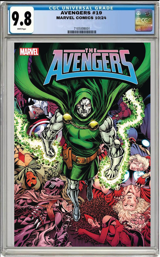 AVENGERS #19 MARVEL TODD NAUCK DOOM VARIANT 2024 CGC 9.8 NM PRESALE